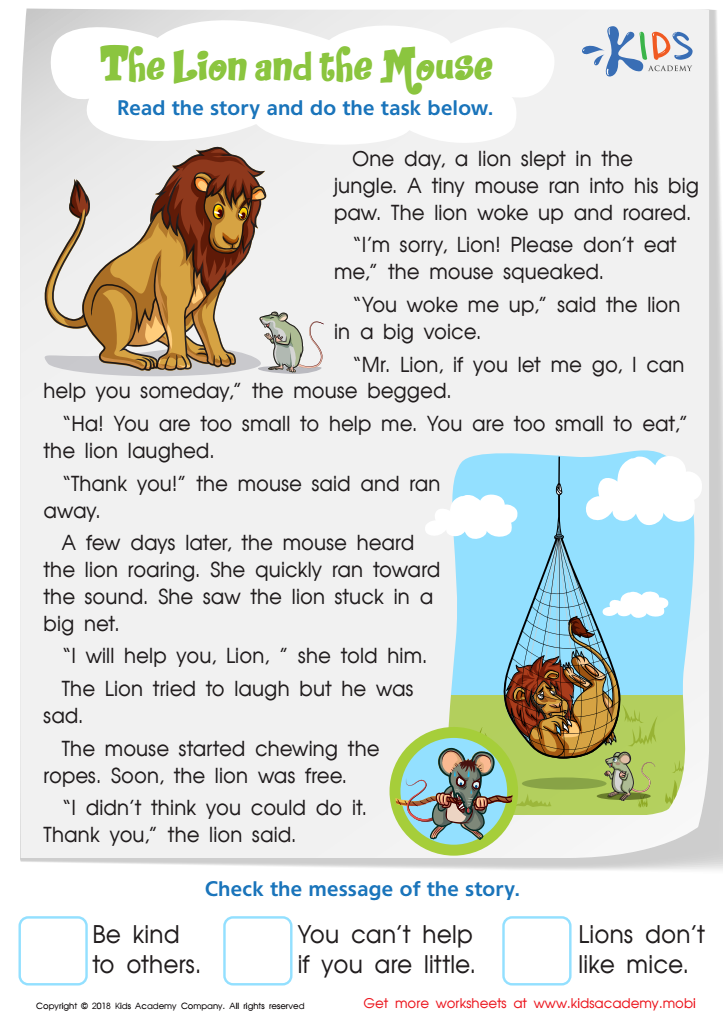 Free Story Sequencing Worksheets For Kids