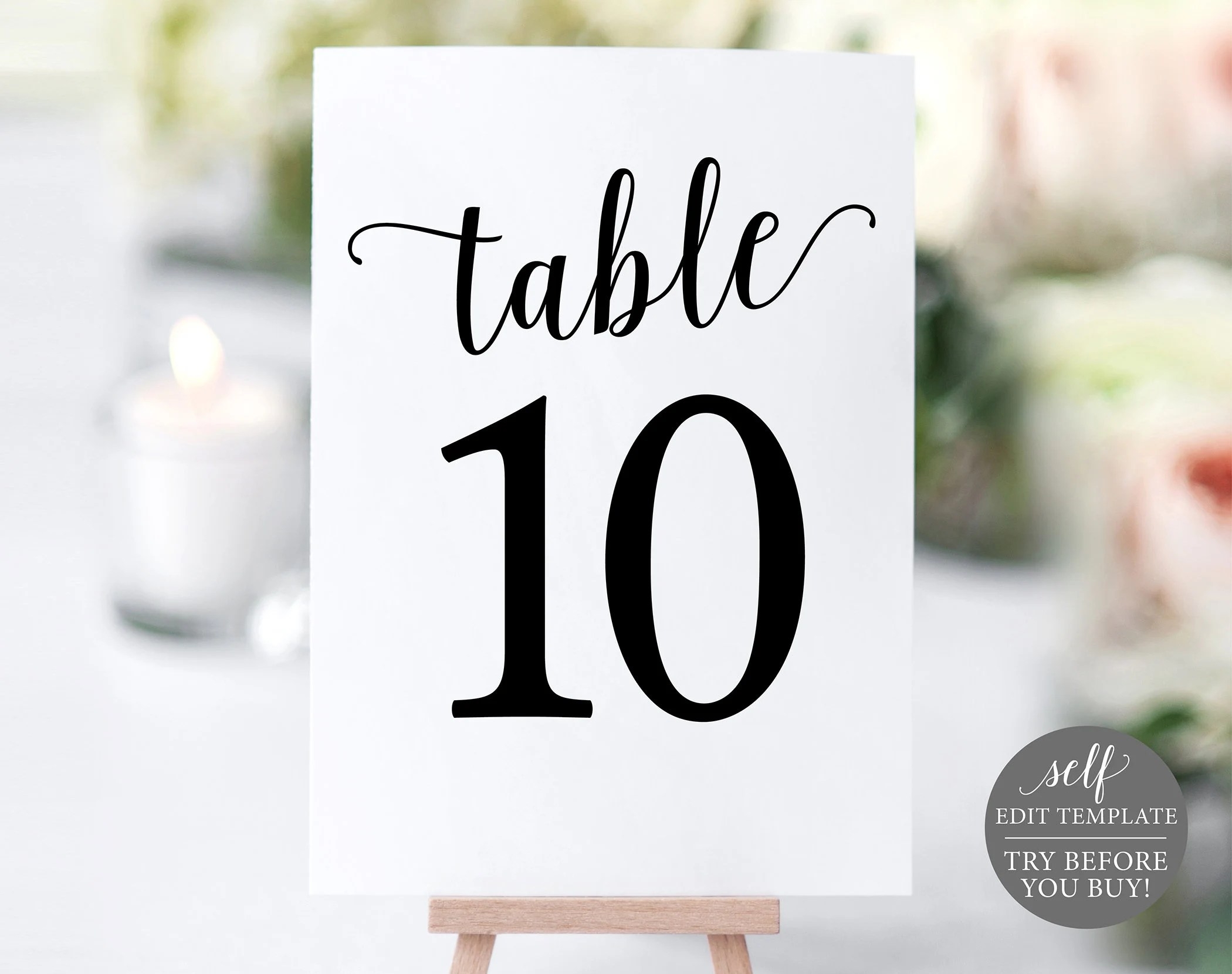 Free Table Number Template These Are Not Customisable Templates 