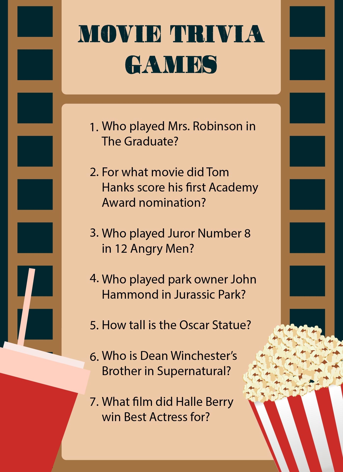 Free Trivia Printables