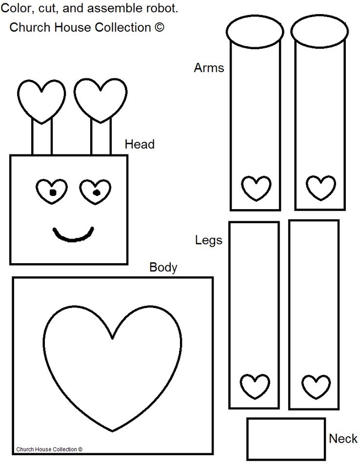 Free Valentine Craft Templates Pin On Printable Build A