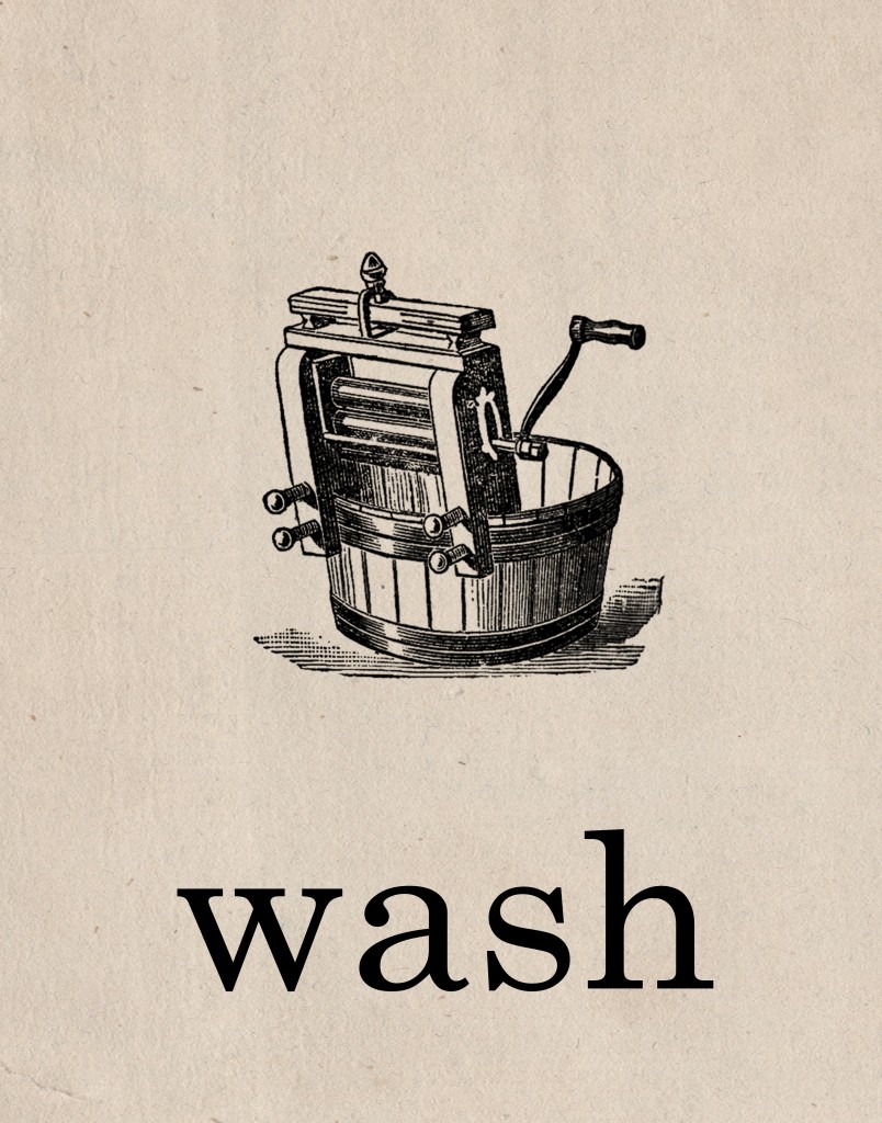 Free Vintage Laundry Room Printables