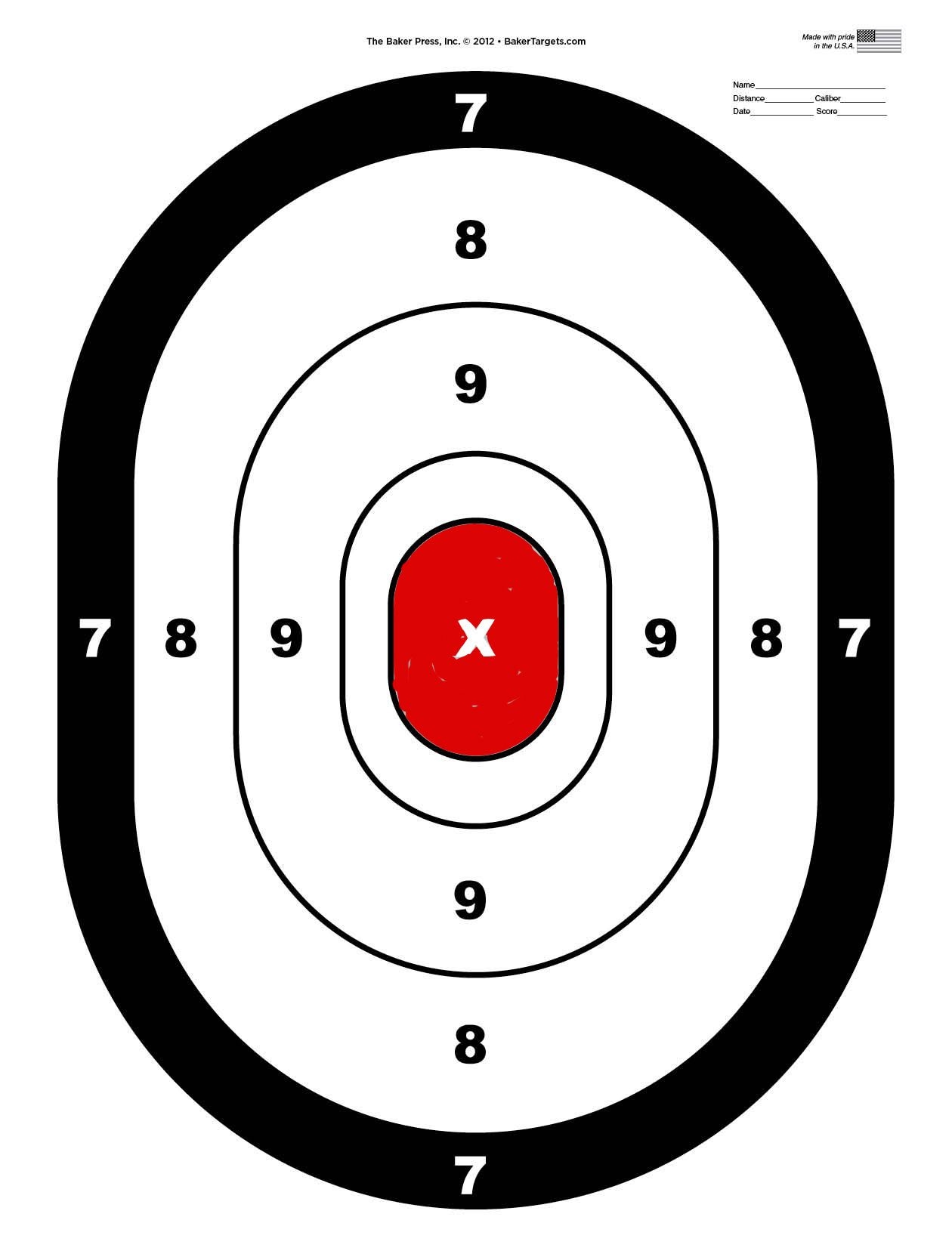 Fun Printable Shooting Targets