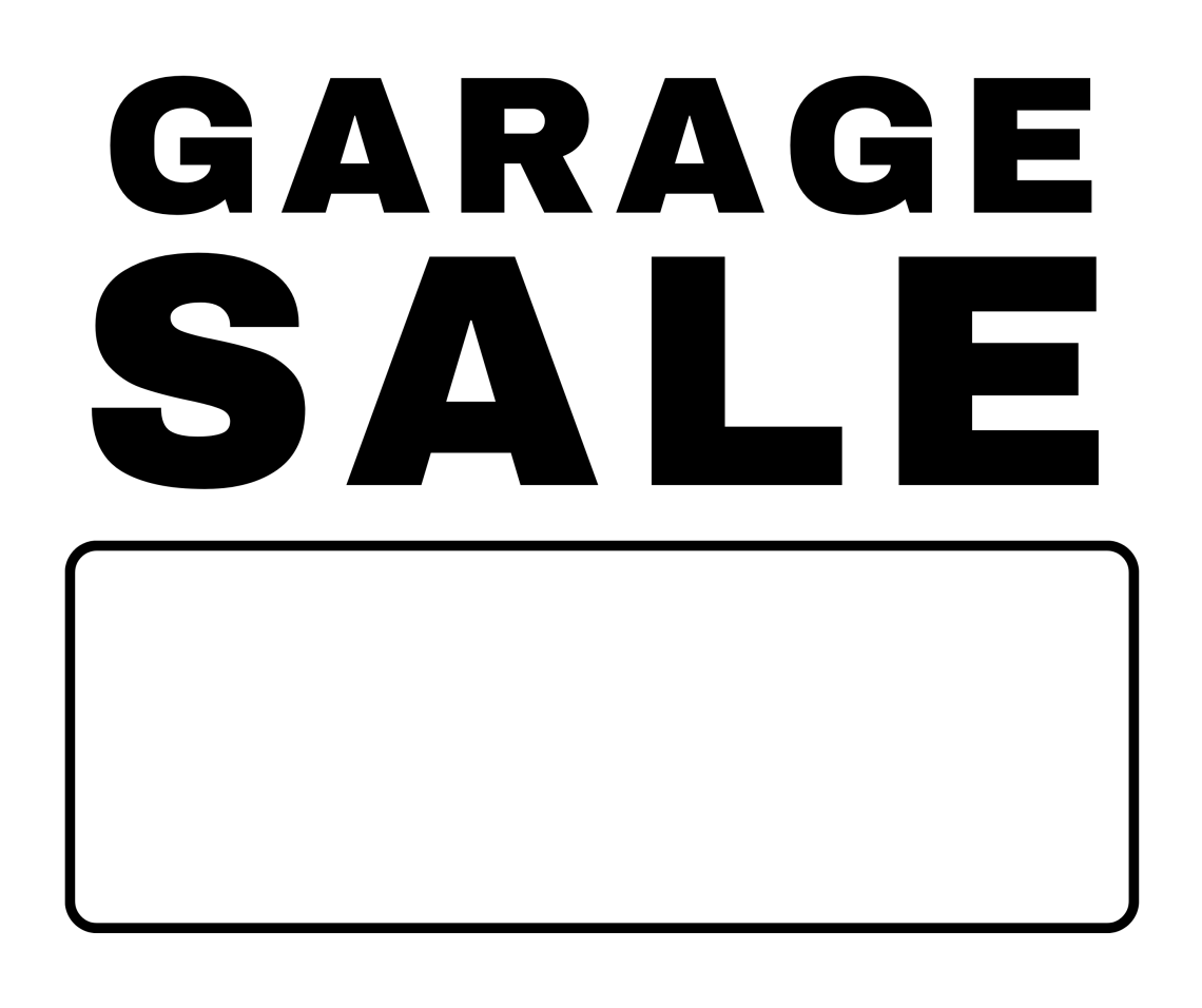 Garage Sale Sign Printable Templates Free PDF Downloads Free 