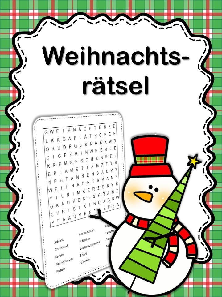 German Christmas Word Search Printable Word Search Maker