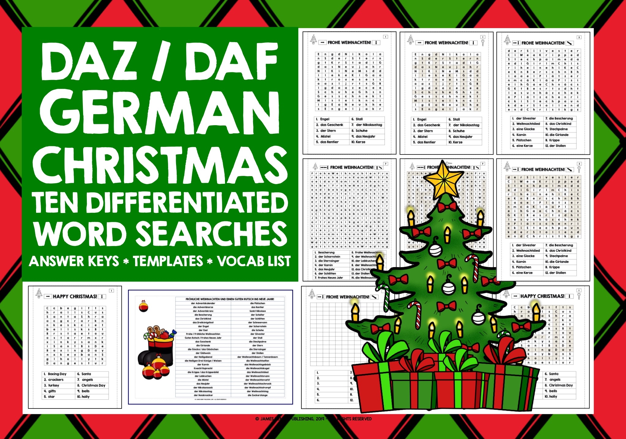 German Christmas Word Search Printable Word Search Maker