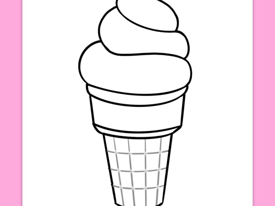 Get Creative With These 14 Free Ice Cream Cone Template Printables