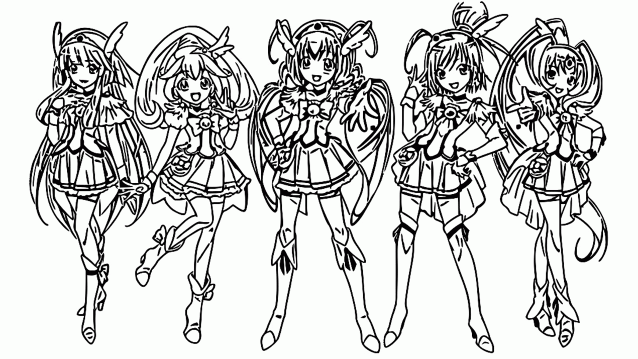 Glitter Force Coloring Pages Best Coloring Pages For Kids