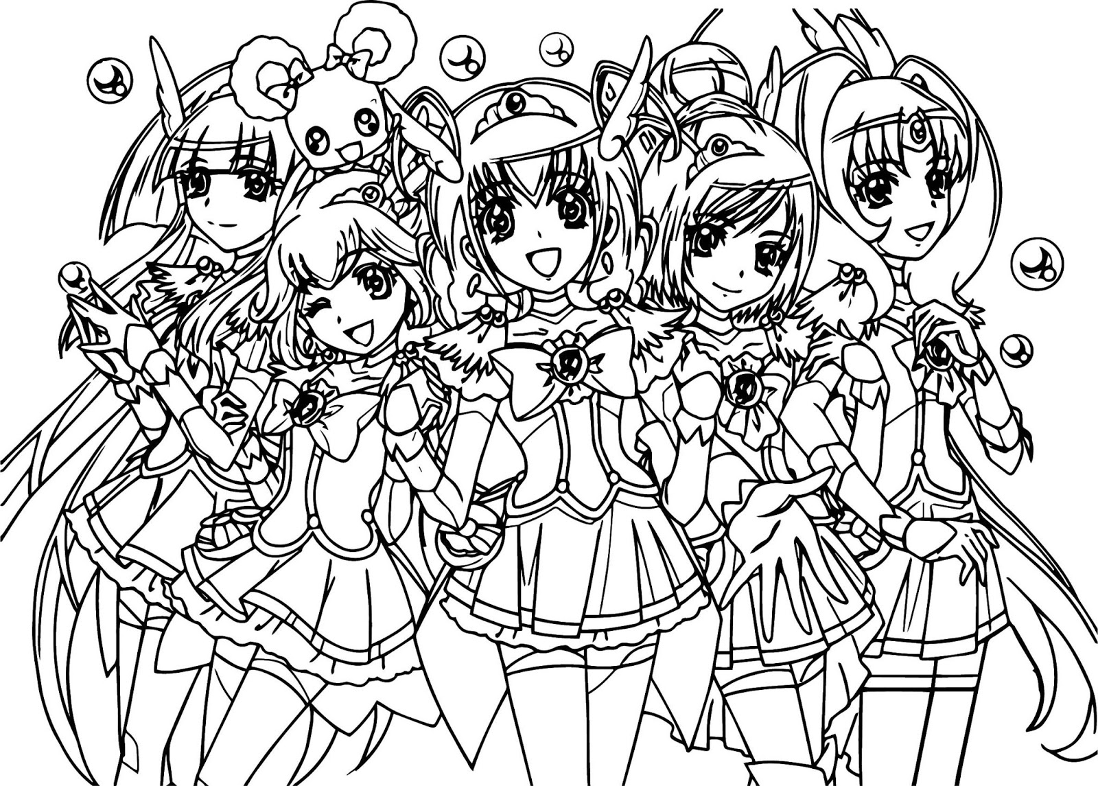 Glitter Force Coloring Pages Free Printable Coloring Pages For Kids