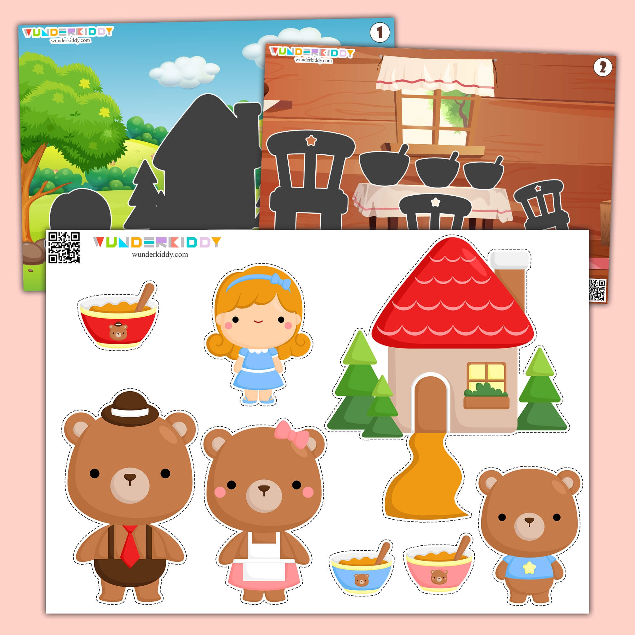 Goldilocks And The Three Bears Printables