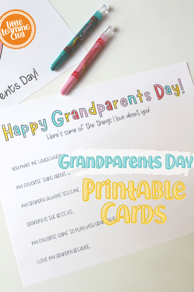 Free Printable Grandparents Day Cards