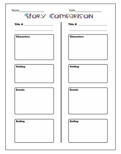 Printable 4Th Grade Graphic Organizer Template