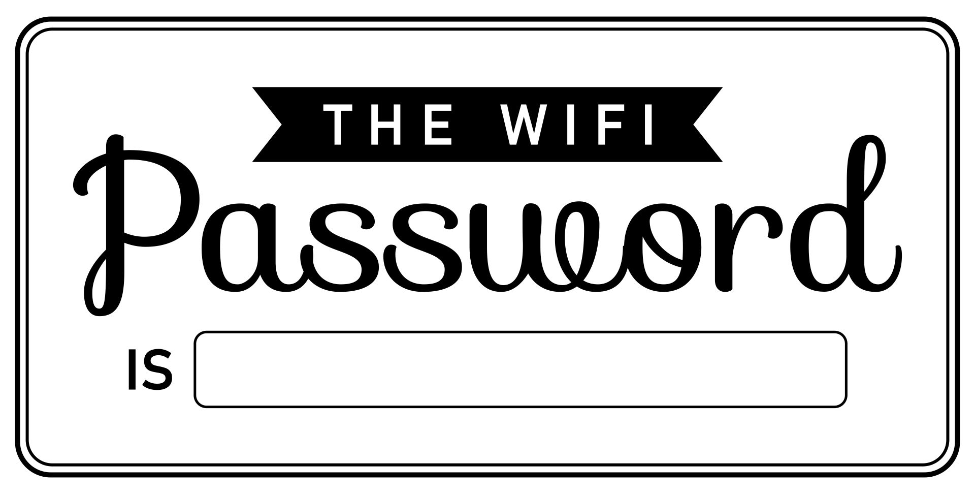 Guest Wifi Password 10 Free PDF Printables Printablee