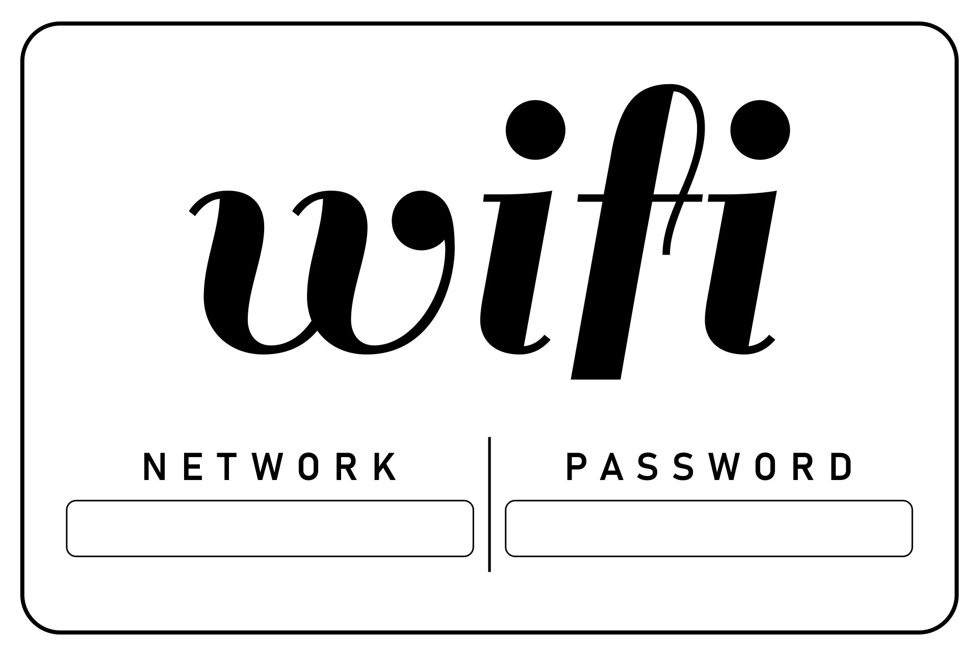 Guest Wifi Password 10 Free PDF Printables Printablee