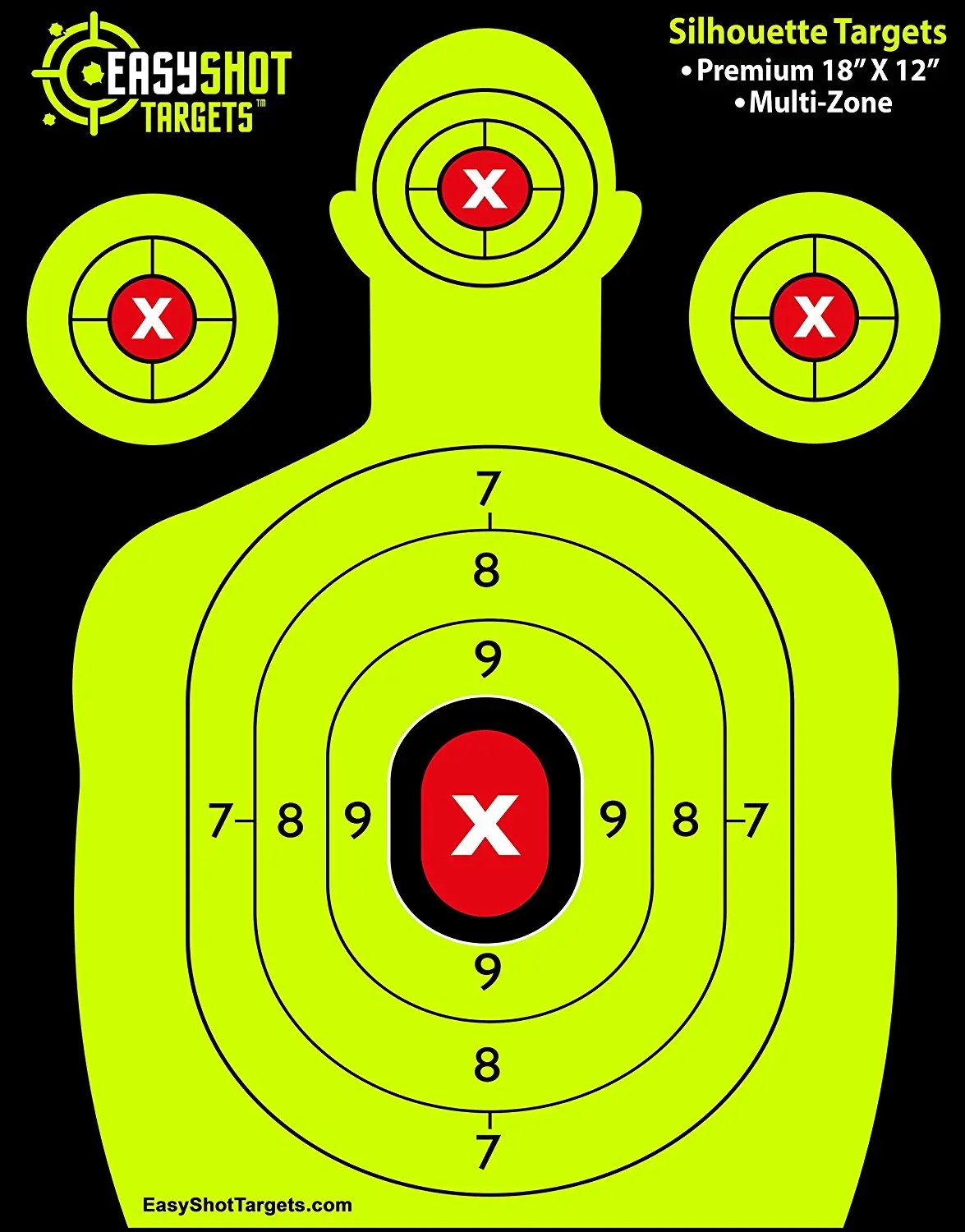 Free Printable Download Smiley Face Rifle Targets