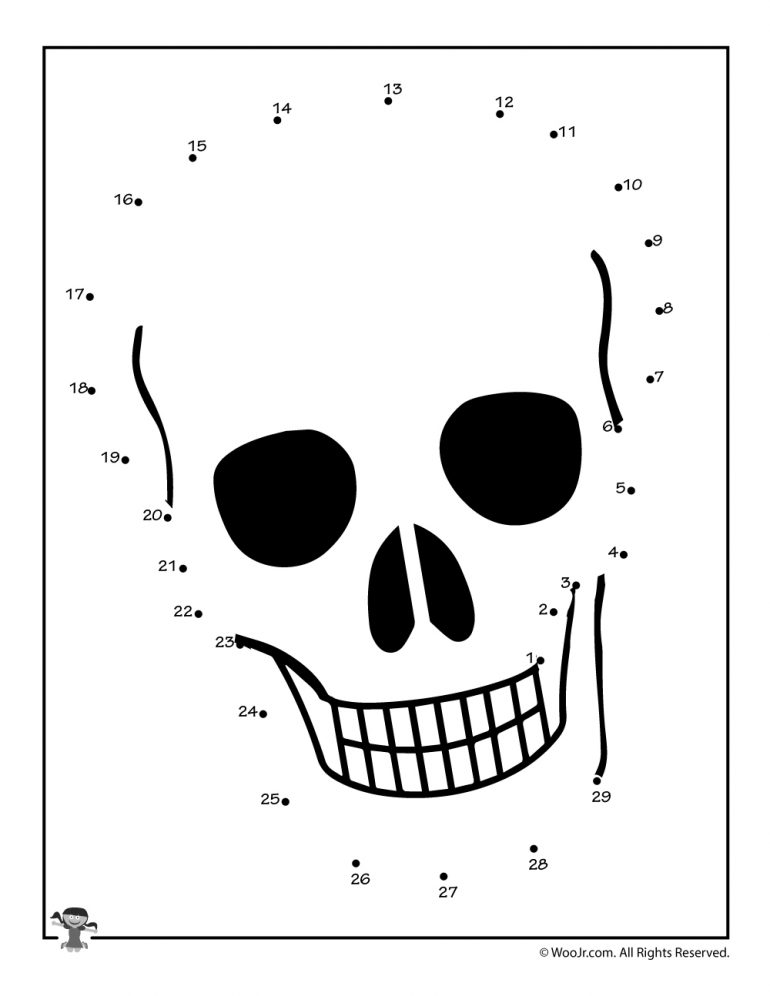 Halloween Printable Dot To Dot