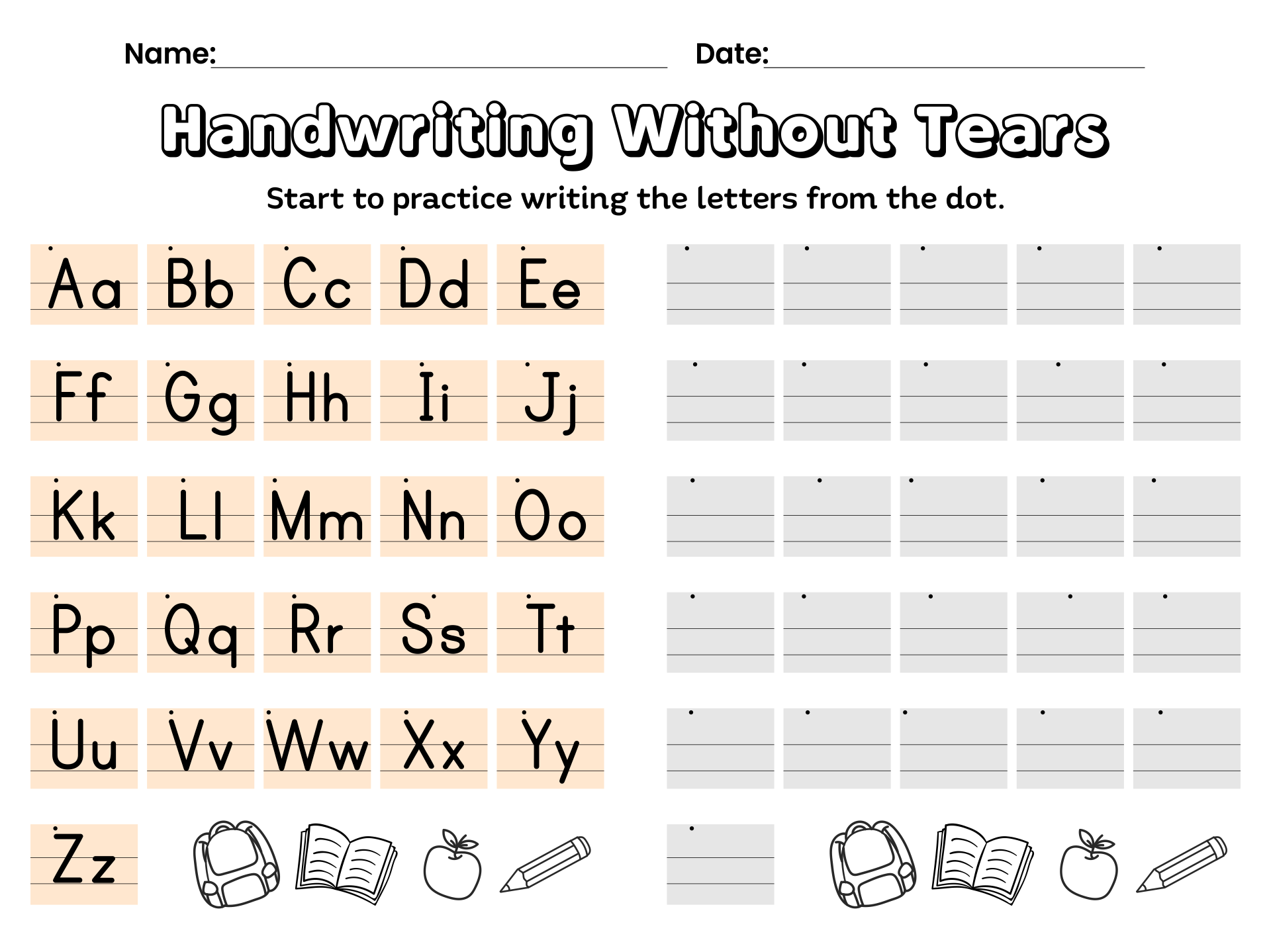 Handwriting Without Tears Printables Handwriting Without Tears 