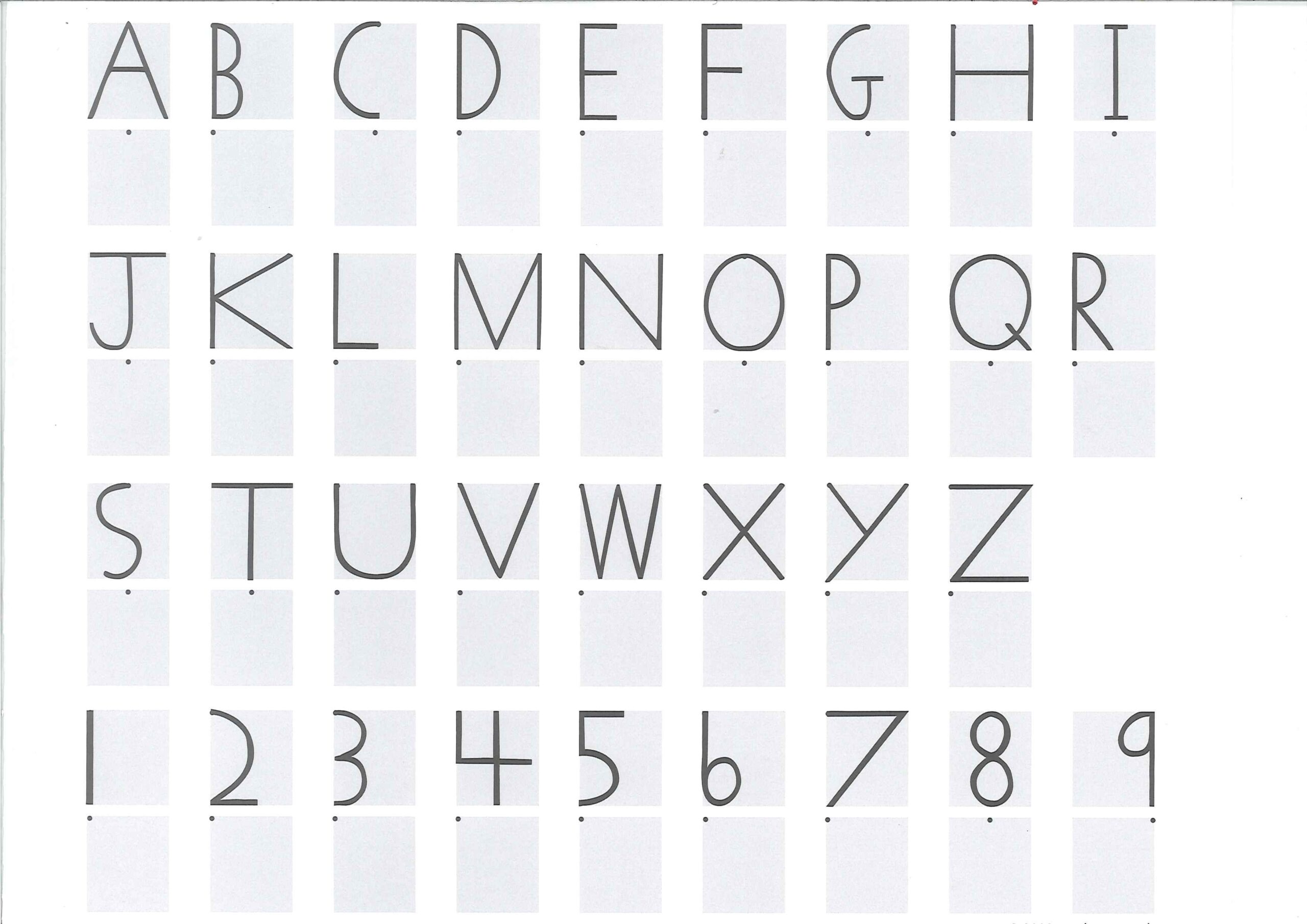 Handwriting Without Tears Printables