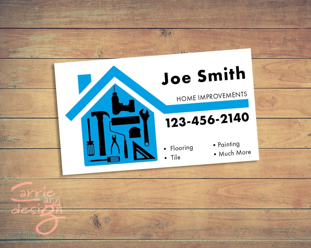 Handyman Business Cards Templates