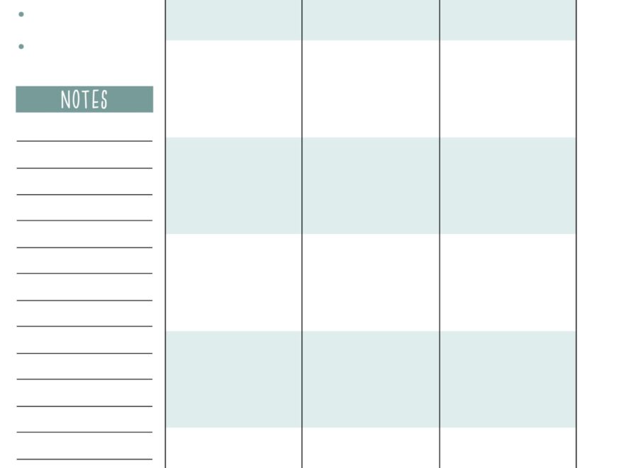 Happy Planner Free Printables