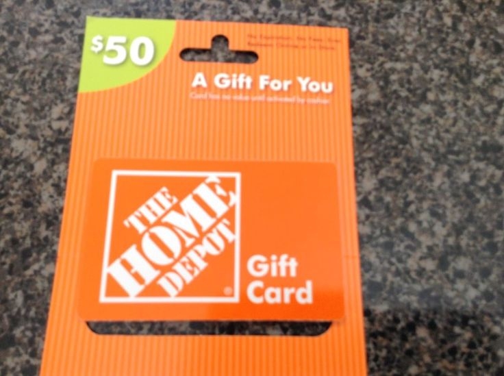 Home Depot Printable Gift Card
