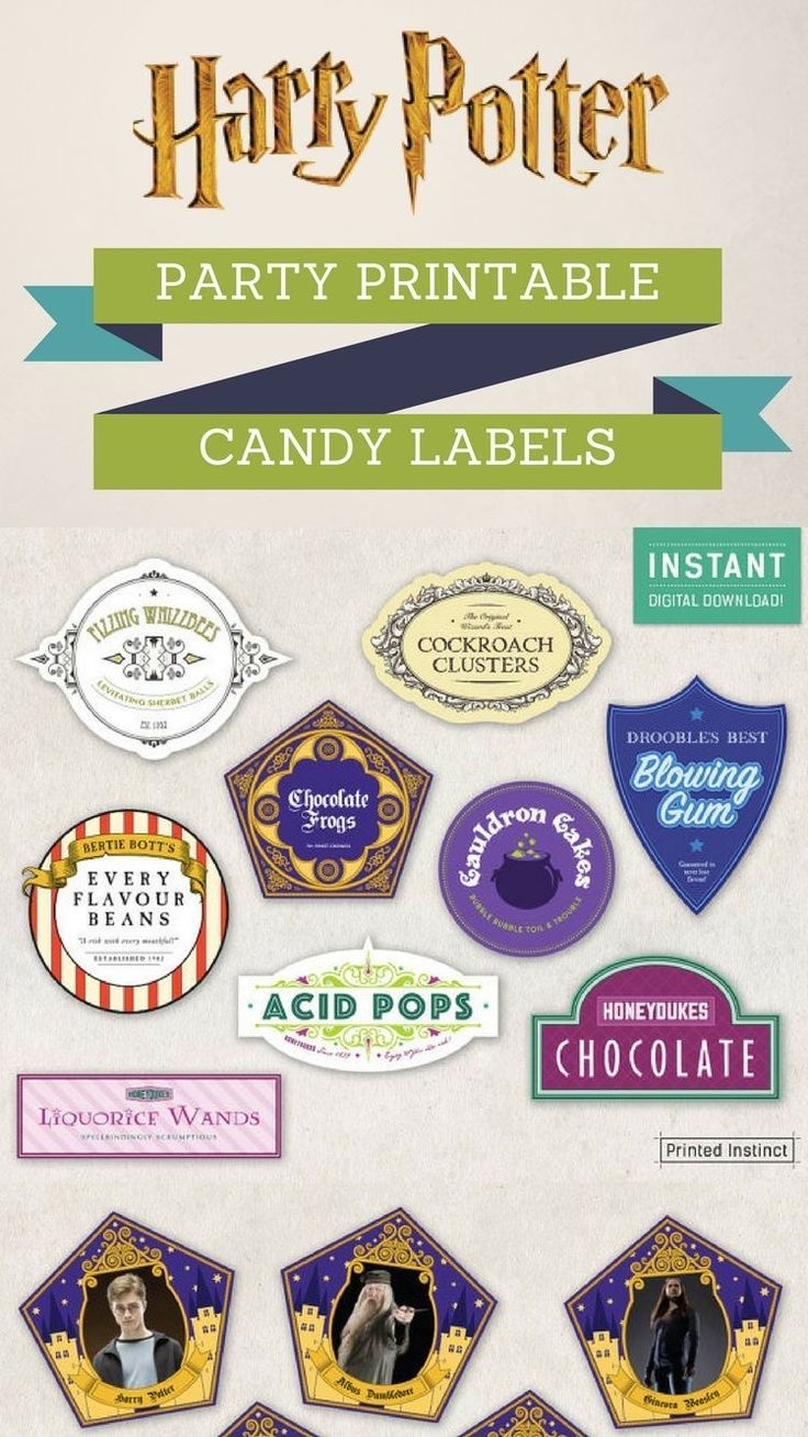 Honeydukes Candy Labels Free Printable Printable Templates
