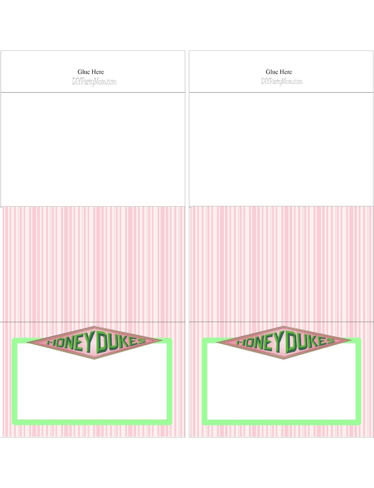 Honeydukes Table Cards For Your Harry Potter Party DIY Party Mom