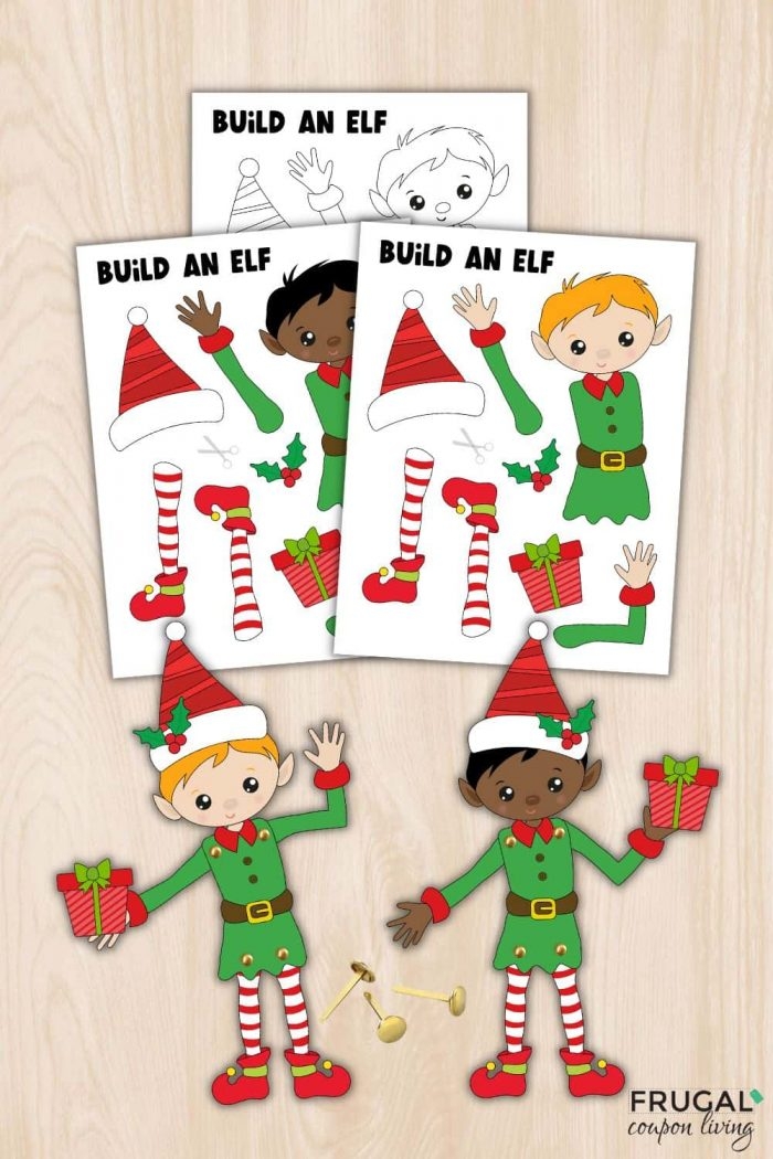 Elf On The Shelf Printable Cutouts