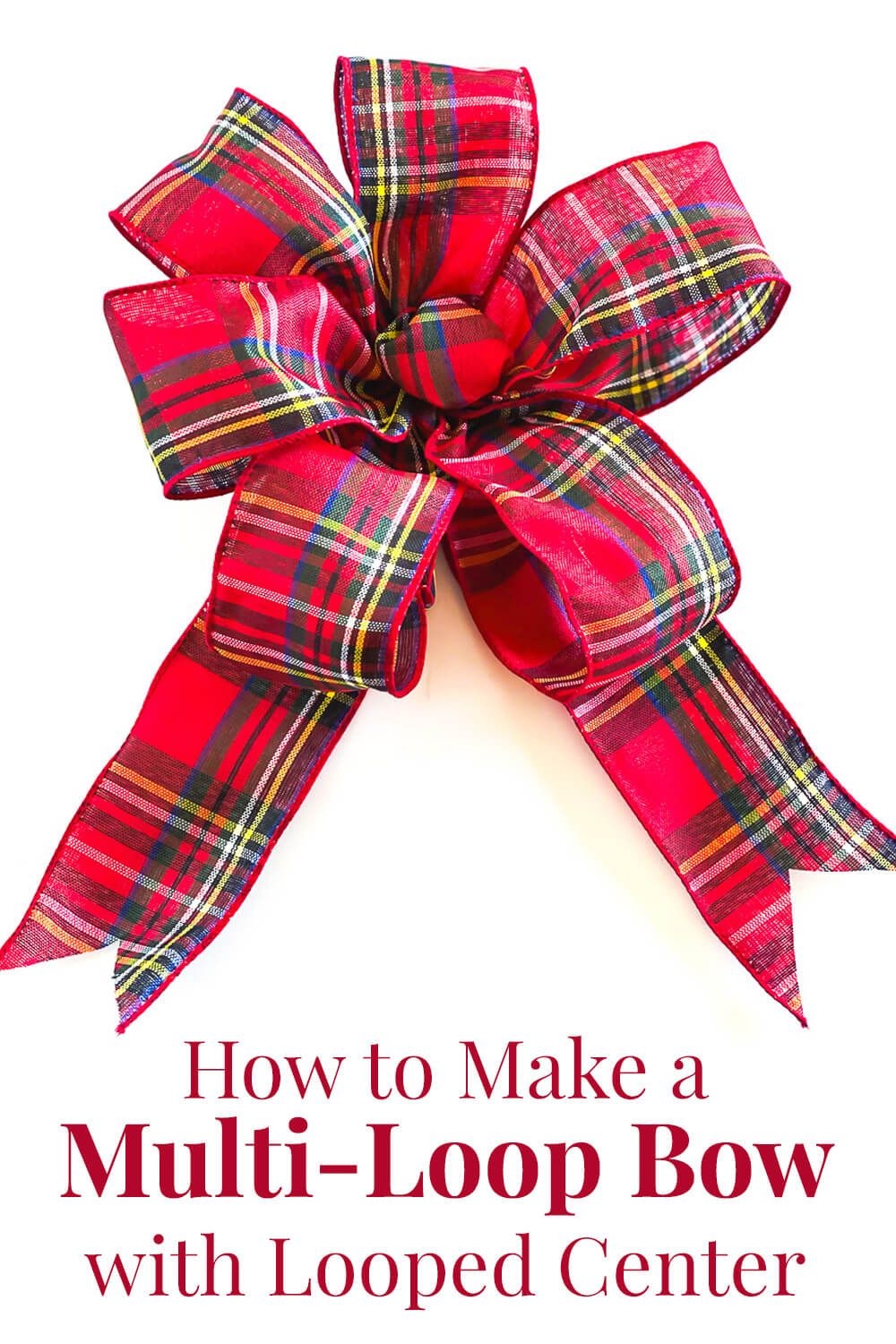 Printable Instructions For Making A Wreath Bow.