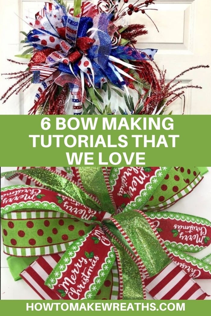 How To Make Bows 6 Bow Making Tutorials You Need How To Make Wreaths 