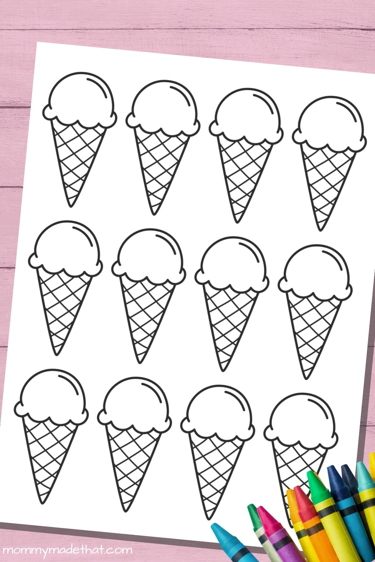 Ice Cream Cone Craft Preschool Printable At Yvonne Tandy Blog