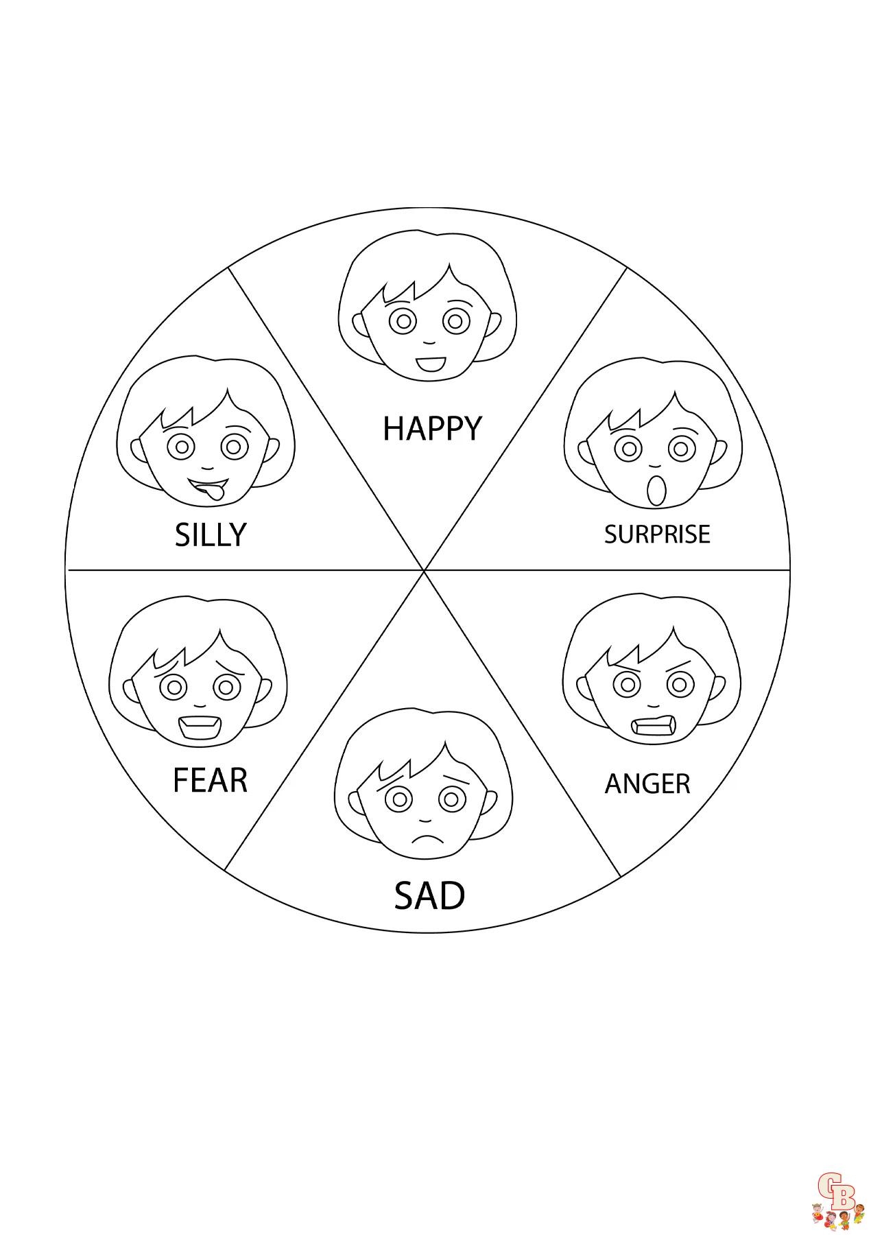 Inside Out 2 Characters Emotions Coloring Pages Printable Free Templates