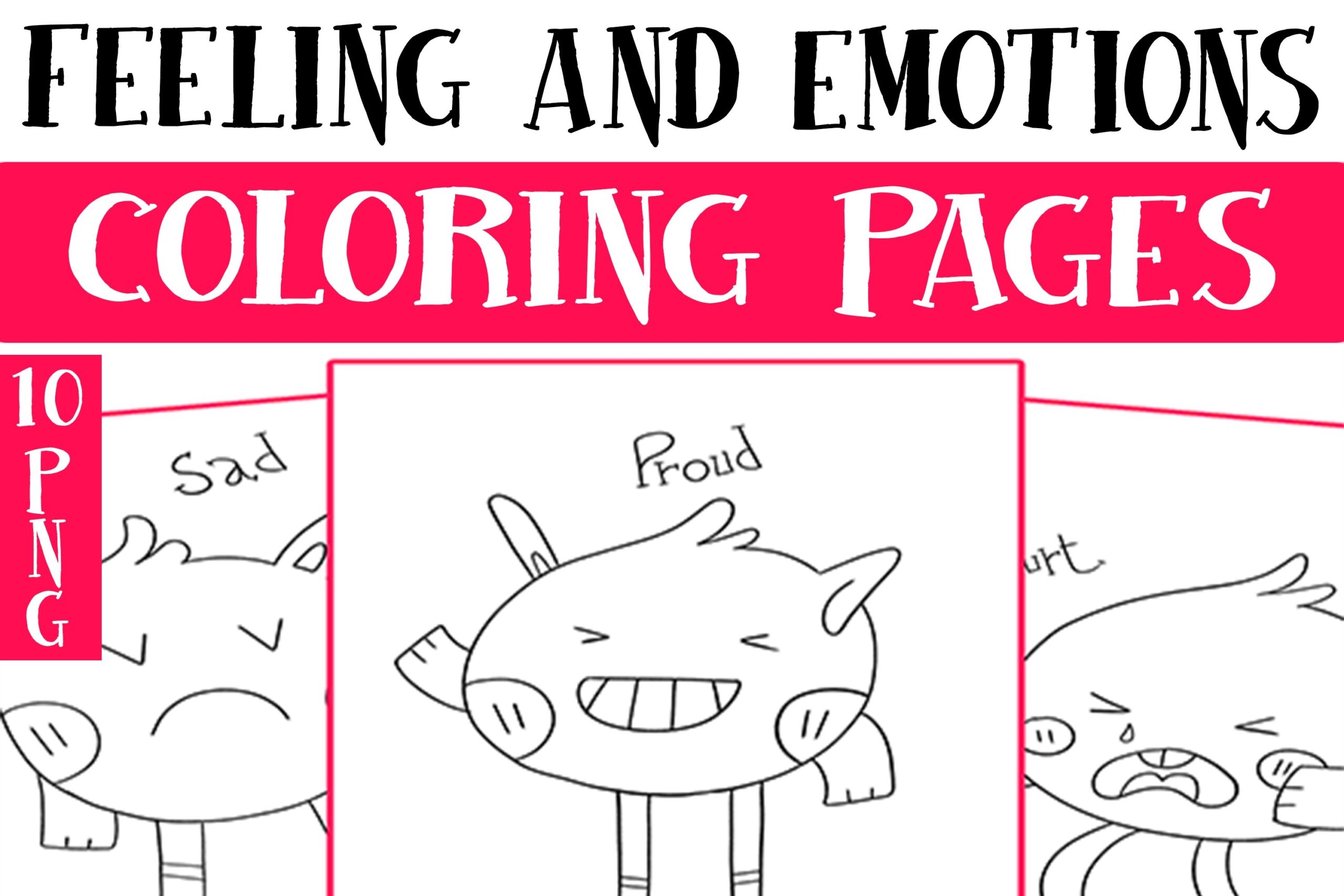 Inside Out 2 Characters Emotions Coloring Pages Printable Free Templates