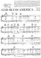 Irving Berlin God Bless America Free Downloadable Sheet Music