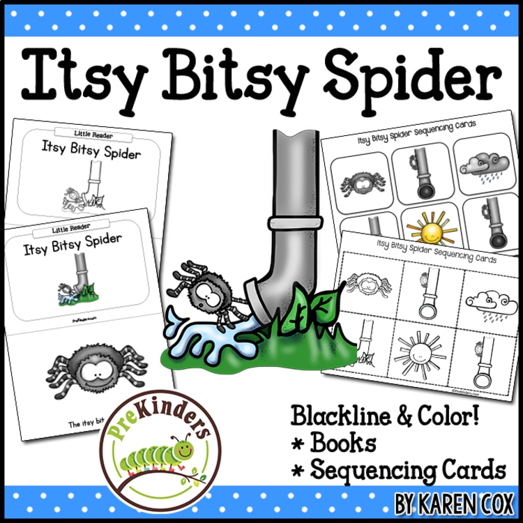 Itsy Bitsy Spider Printable Book