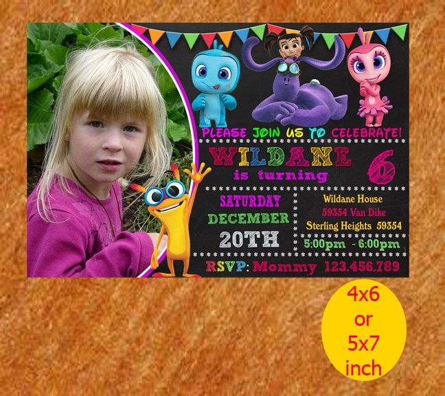 Kate And Mim Mim Birthday Invitation Kate And Mim Mim Invitation Kate 