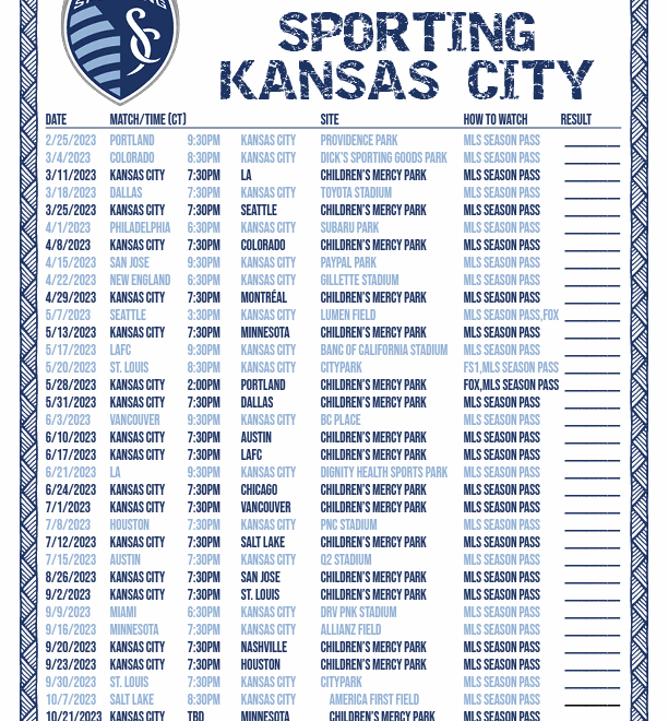 Kc Current Schedule 2025 Printable Claudia J McCoy