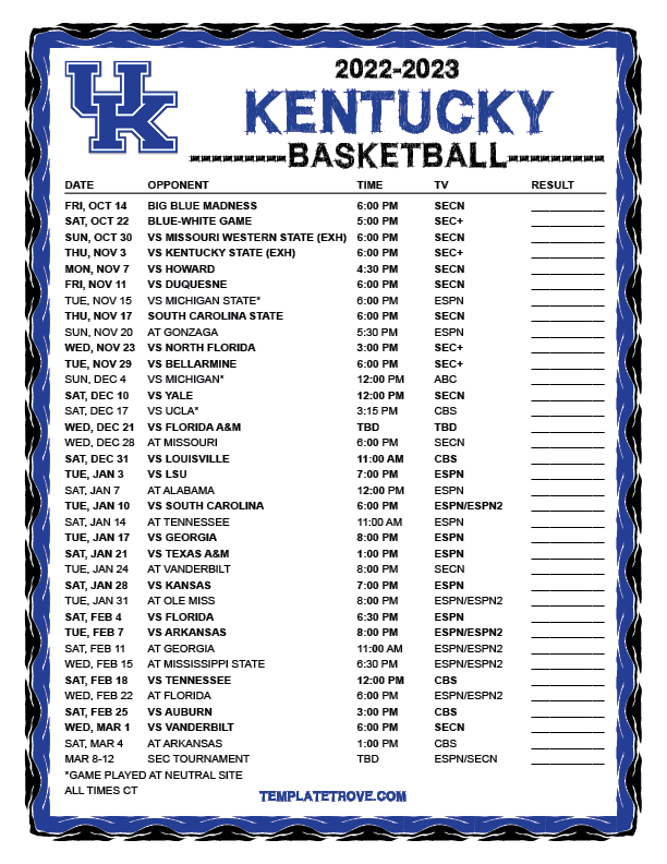 Kentucky Football 2025 Schedule Eve A Herlitz