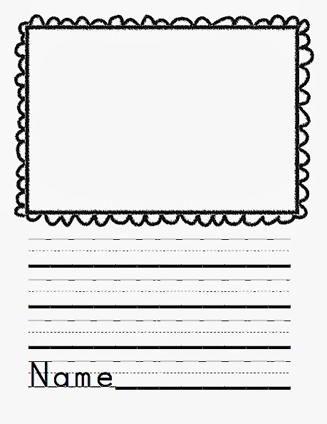 Printable Paper For Kindergarten Journal