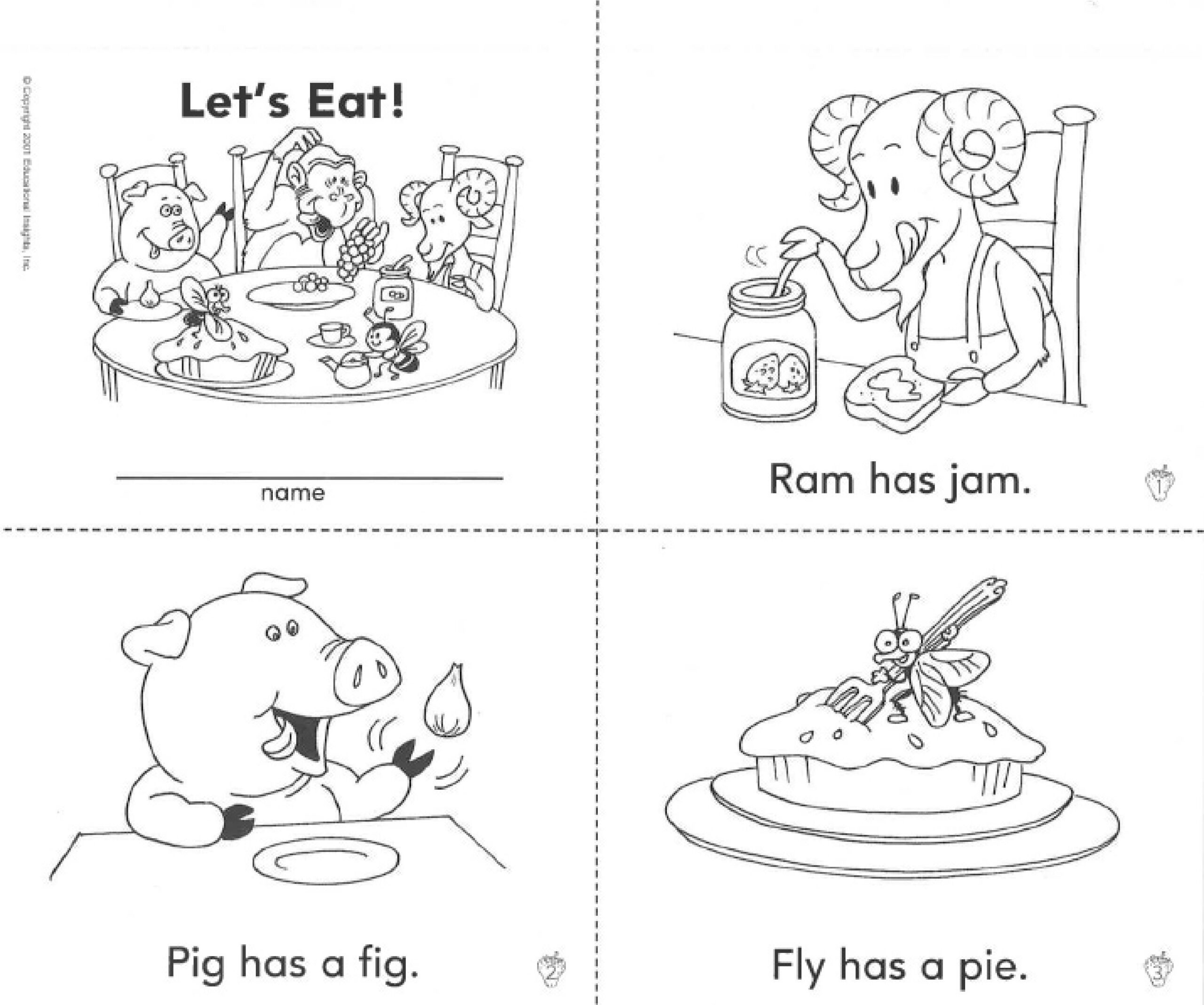 Printable Reading Books For Kindergarten