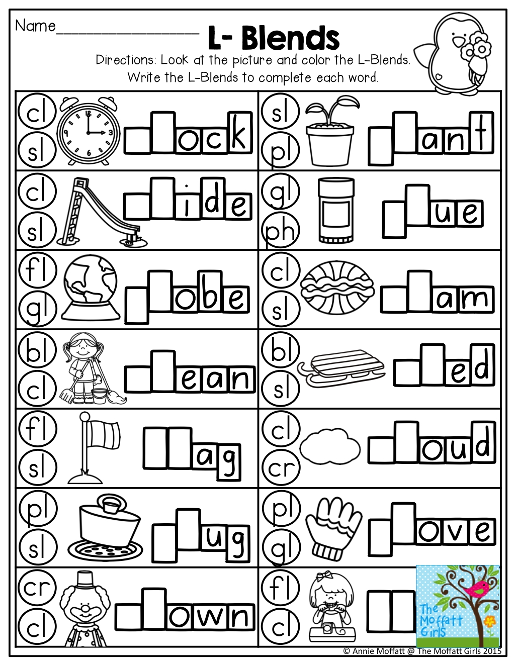 L Blends And TONS Of Other Great Printables KinderLand Collaborative 