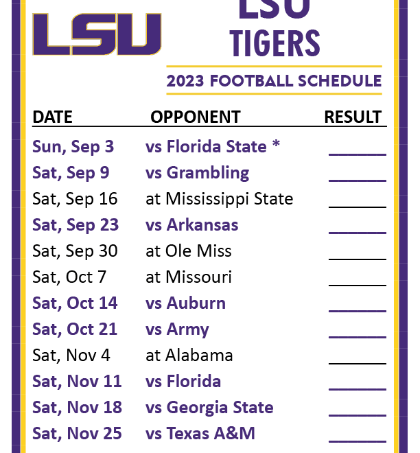 Lsu Base Schedule 2025 Ditte M Jessen