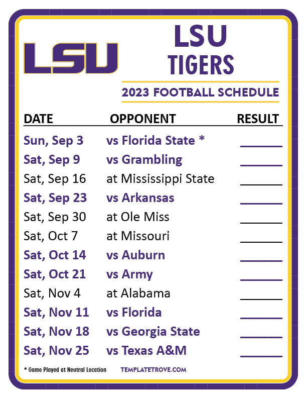 Lsu Base Schedule 2025 Ditte M Jessen
