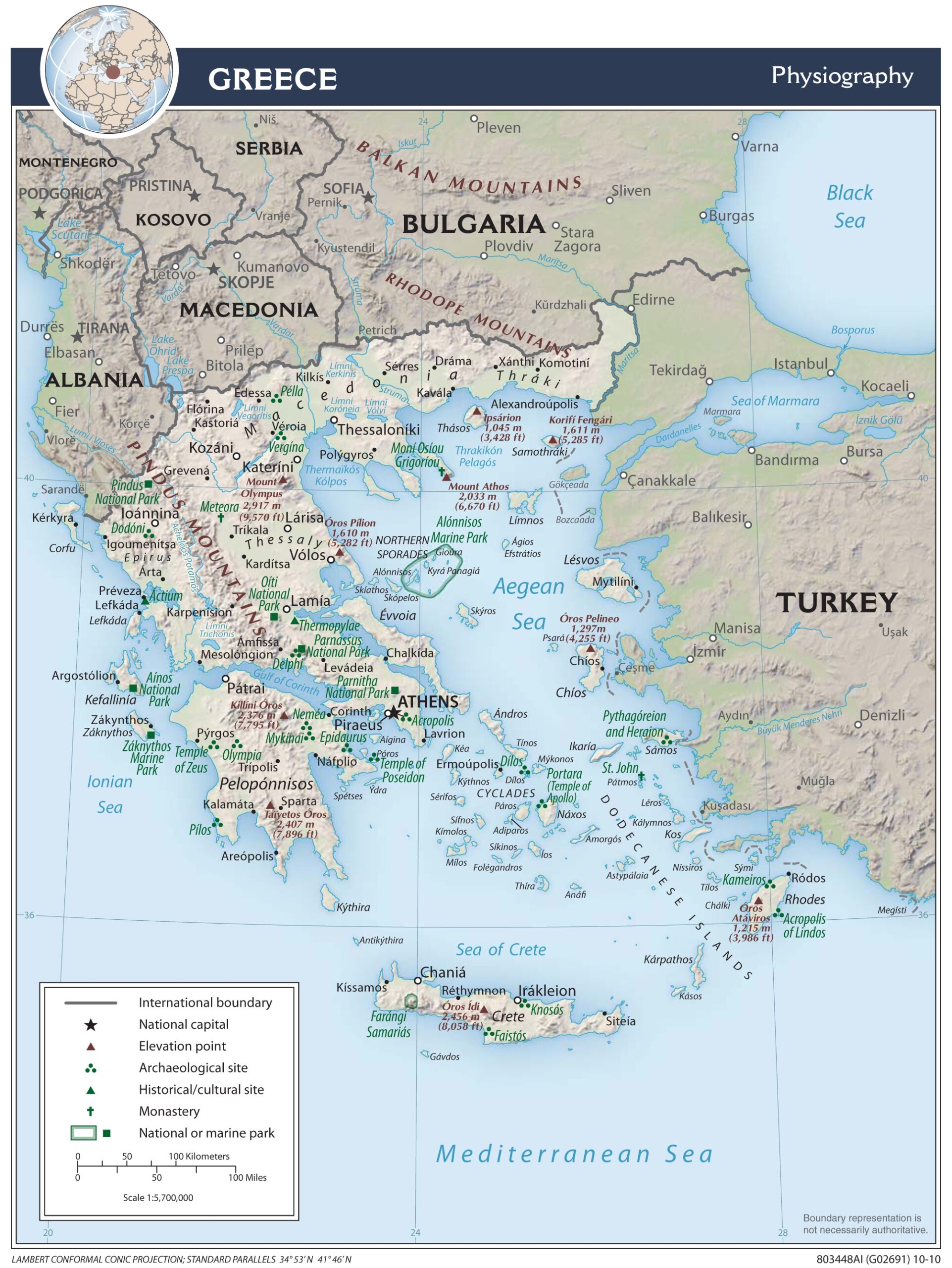 Maps Of Greece Greece Detailed Map In English Tourist Map map Of 