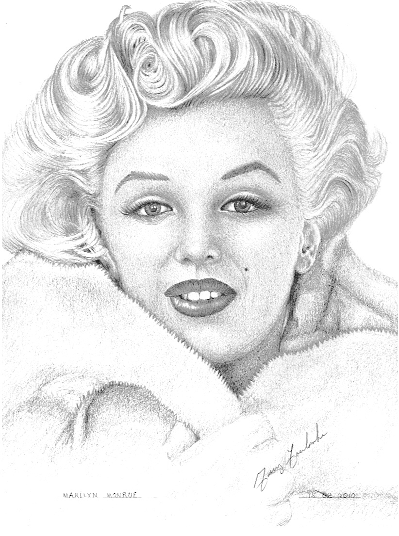 Marilyn Monroe Coloring Page At GetColorings Free Printable 