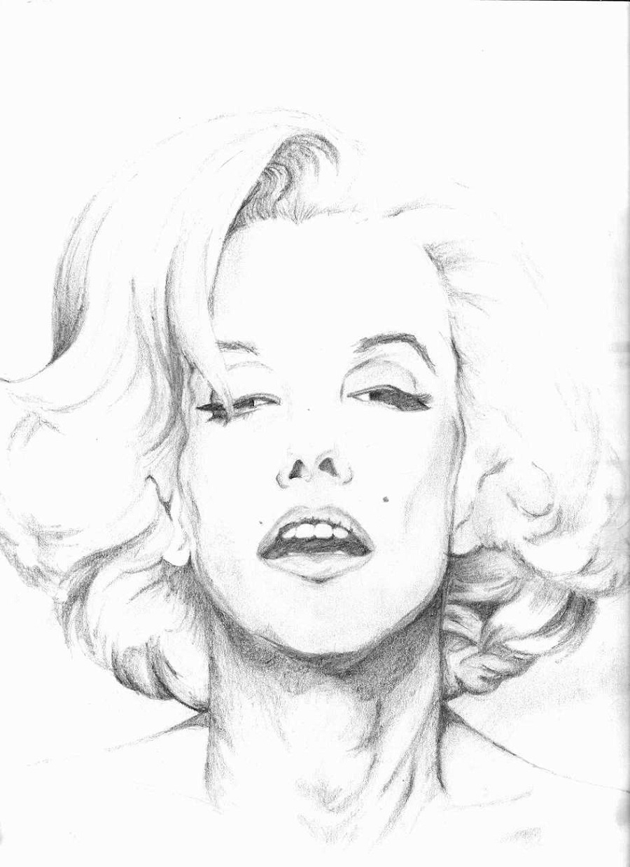 Marilyn Monroe Coloring Pages Activity Shelter