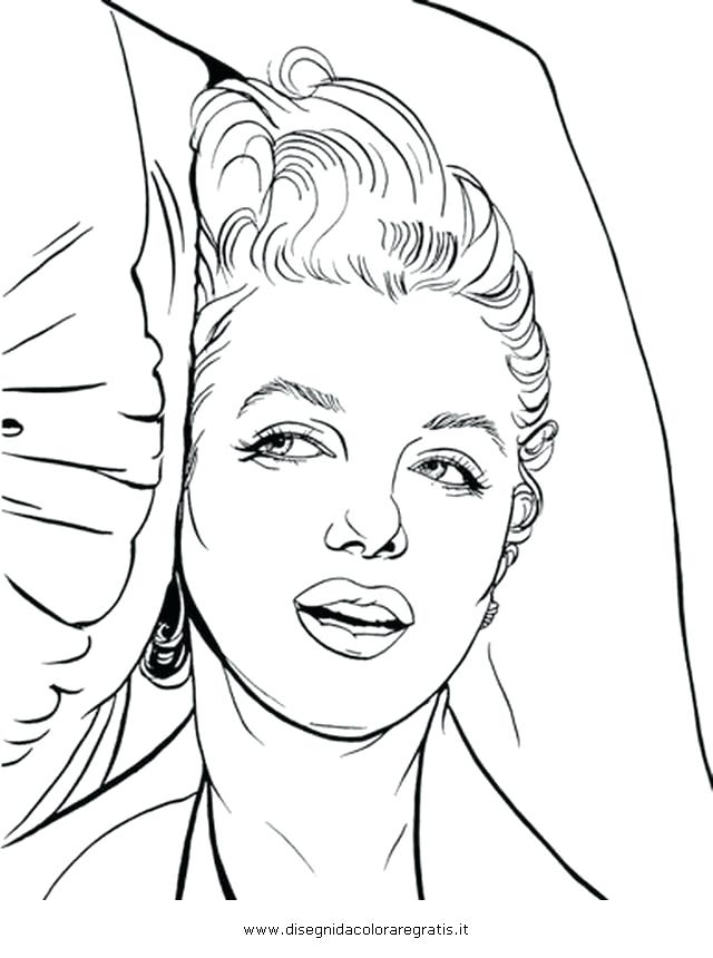 Marilyn Monroe Coloring Pages At GetColorings Free Printable 