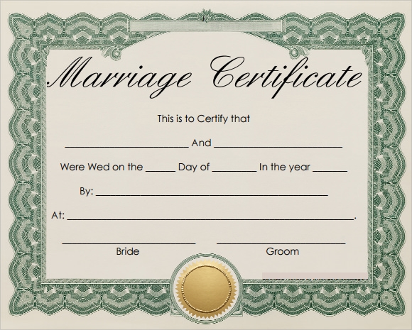 Marriage Certificate Template Word Free FREE PRINTABLE TEMPLATES