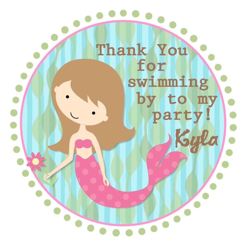 Mermaid Party Favor Tags Free Printable Printable Word Searches
