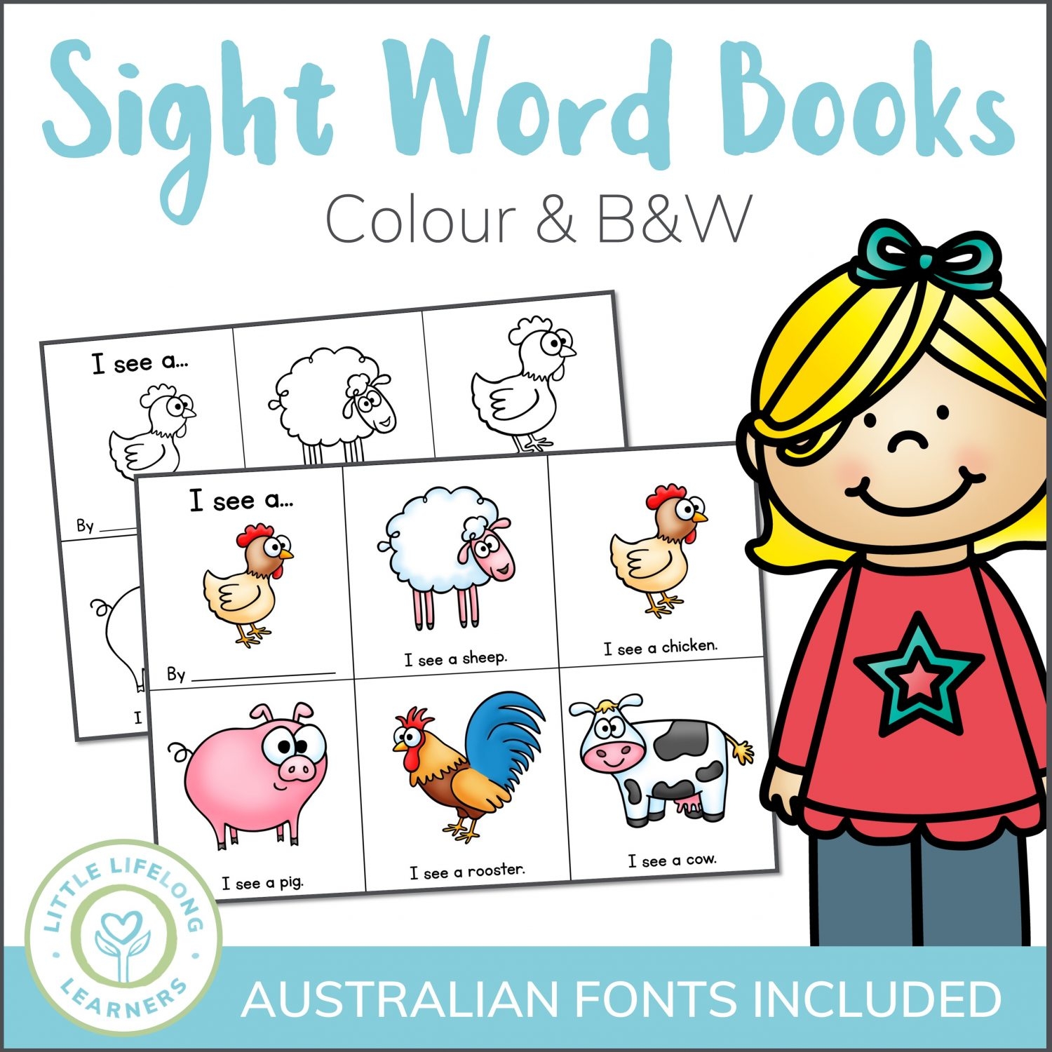 Mini Pre Reader Sight Word Book Printables Little Lifelong Learners