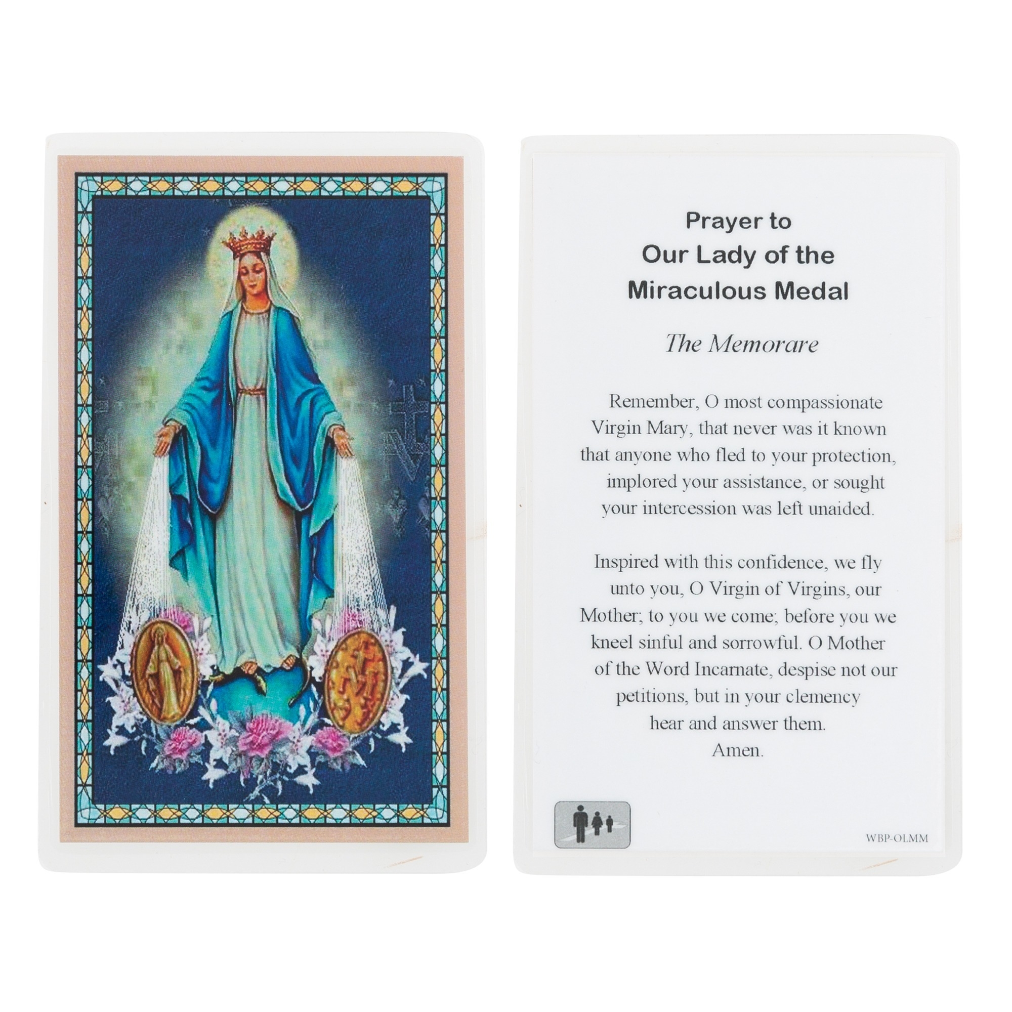 Miraculous Medal Prayer Card Printable Miraculous Medal Prayer Card Printable